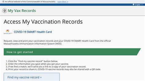 ma smart card|Mass. Launches Digital COVID Vaccination Card System, My .